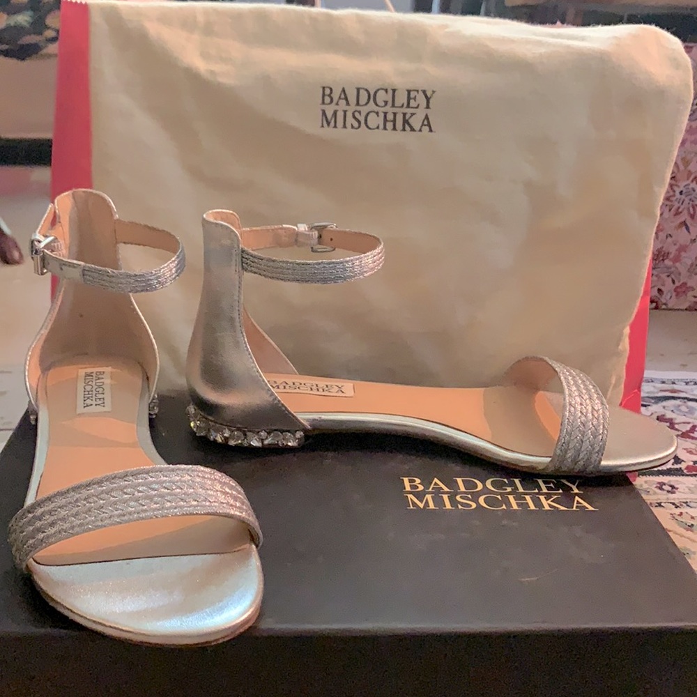 SOLD Badgley Mischka Steffi Embellished Sandals